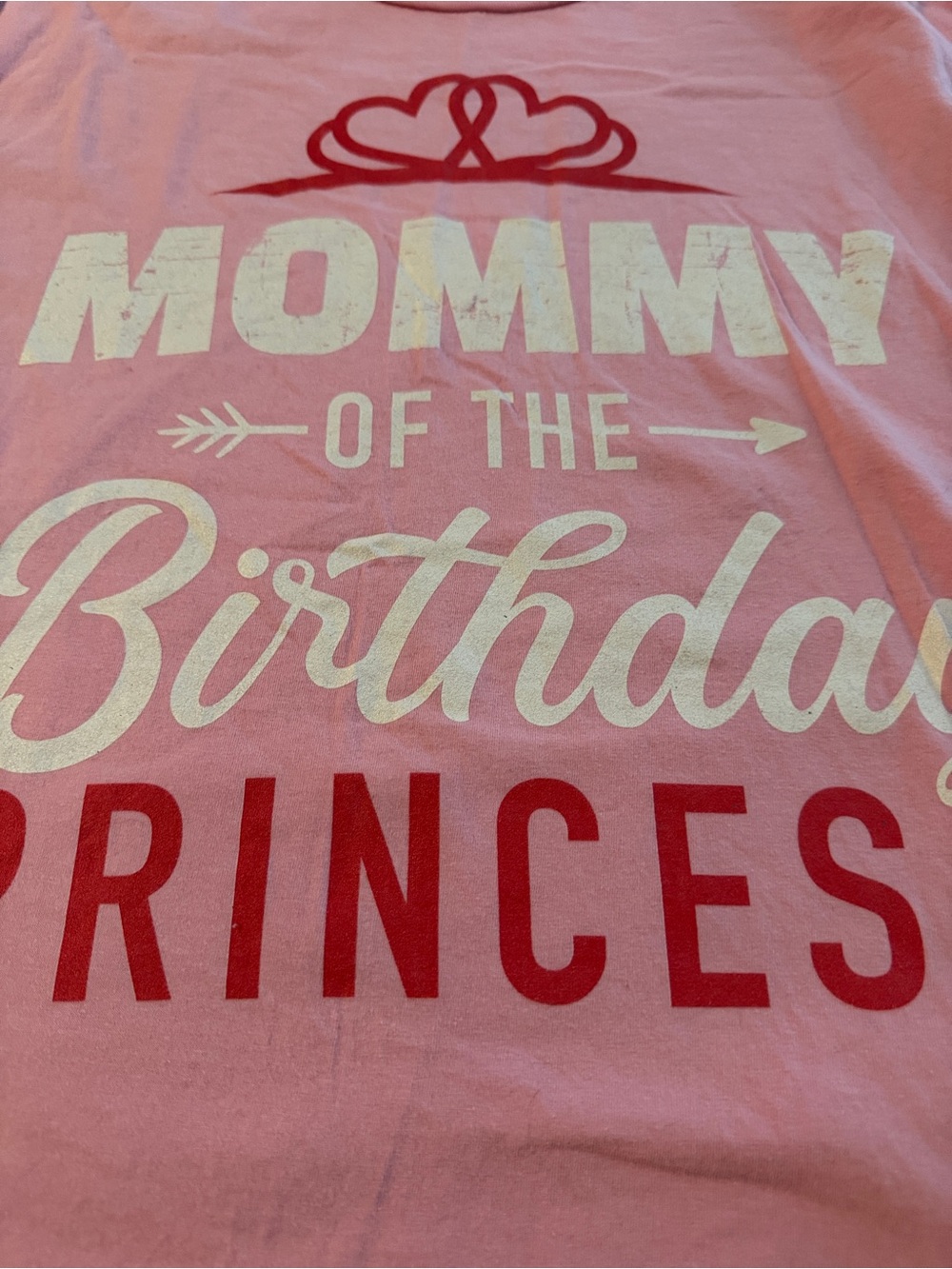 Mommy of the Birthday Princess Pink Tee - Picture 2 of 5